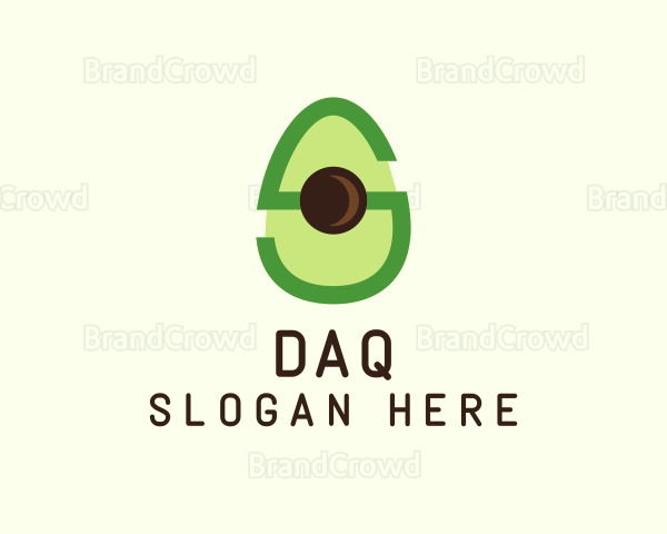 Letter S Avocado Logo