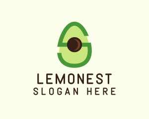Letter S Avocado  Logo