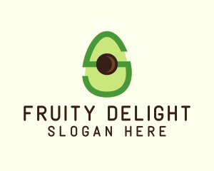 Fruity - Letter S Avocado logo design