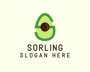 Letter S Avocado  logo design