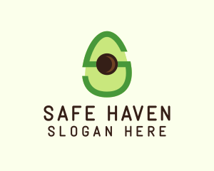 Letter S Avocado  logo design