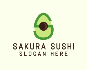 Letter S Avocado  logo design