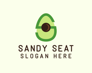 Letter S Avocado  logo design