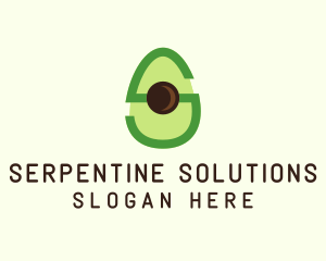 Letter S Avocado  logo design