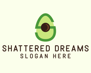 Letter S Avocado  logo design