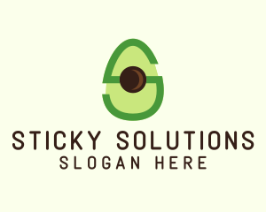 Letter S Avocado  logo design