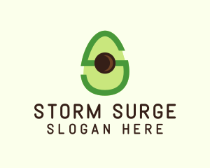 Letter S Avocado  logo design