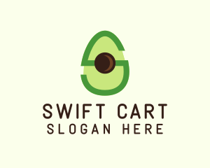 Letter S Avocado  logo design