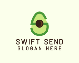 Letter S Avocado  logo design