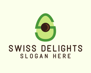 Letter S Avocado  logo design