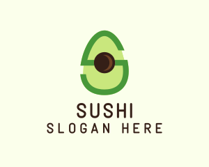 Letter S Avocado  logo design