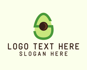 Grocer - Letter S Avocado logo design