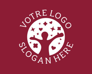 Care - Human Global Support logo design