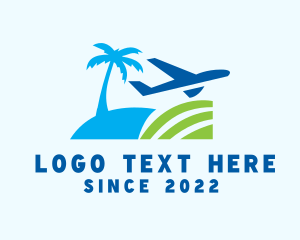 Island - Beach Travel Tourism logo design