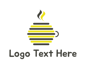 Honeycomb - Beehive Drink Mug logo design