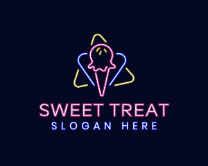 Sherbet - Ice Cream Confectionery Dessert logo design