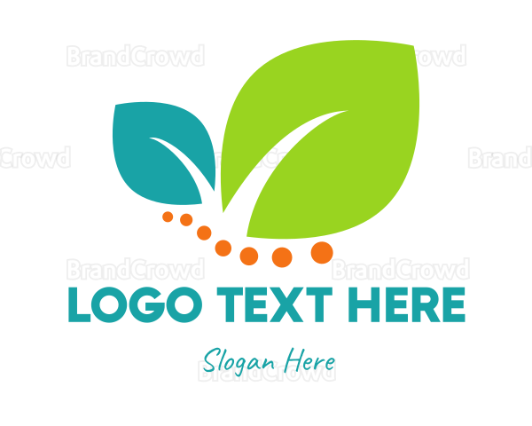 Leaves Organic Vegan Logo