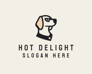 Dog Pet Sunglasses logo design