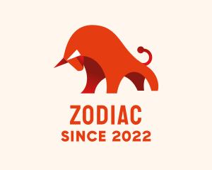 Bull Taurus Zodiac  logo design