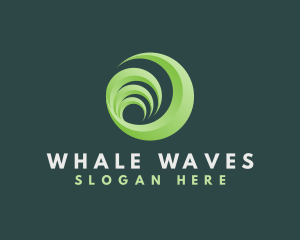 Modern Sphere Wave logo design