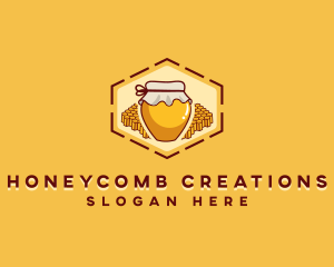 Honey Jam Jar logo design