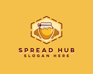 Spread - Honey Jam Jar logo design