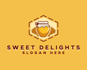 Honey Jam Jar logo design