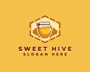 Honey Jam Jar logo design