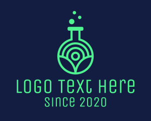 Scientific - Neon Biological Laboratory logo design