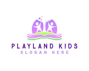 Children Youthful Book  logo design