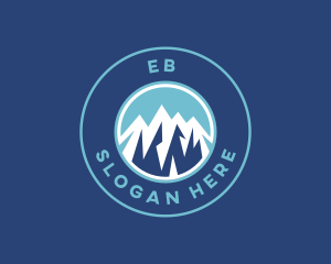 Outdoor Mountain Trekking Logo