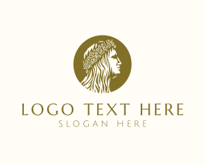 Historian - Tree Nymph Goddess logo design