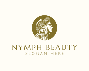 Tree Nymph Goddess logo design