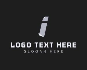 Organization - Folded Letter I logo design