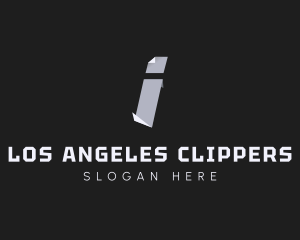 Freight - Folded Letter I logo design