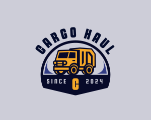 Transport Dump Truck logo design