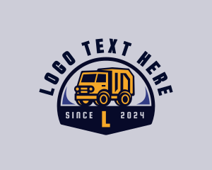 Logistics - Transport Dump Truck logo design