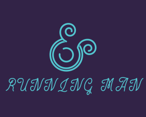 Upscale Modern Ampersand Logo