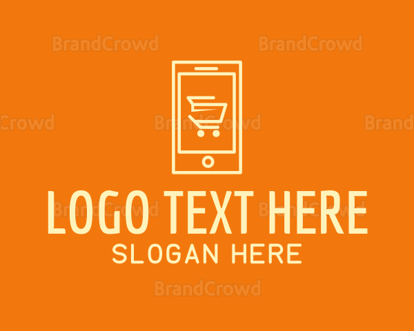 Phone Mobile Cart Logo