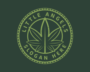 Cannabis Plant Drug Logo