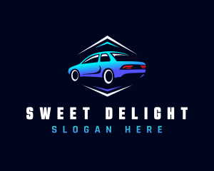 Sedan Car Detailing Logo