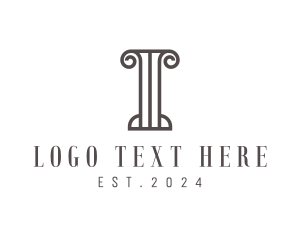 Greek - Column Consultant Firm logo design