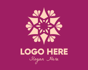 Ornamental Star Flower Logo