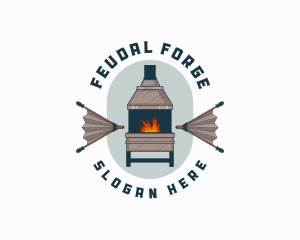 Forge Bellows Chimney logo design