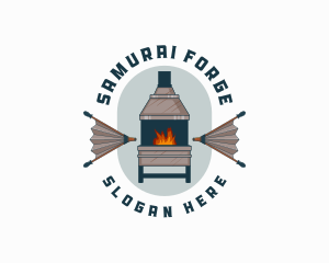 Forge Bellows Chimney logo design