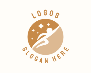 Humanitarian - Golden Globe Community Volunteer logo design