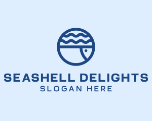 Ocean Fish Aquarium logo design