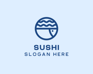 Ocean Fish Aquarium logo design