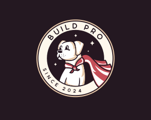 Emblem - Superhero Pet Dog logo design
