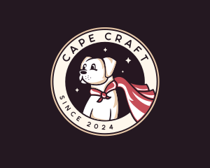 Cape - Superhero Pet Dog logo design